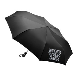 Зонт-полуавтомат складной Marvy с проявляющимся рисунком, черный (термотрансфер)