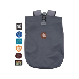 Рюкзак Glaze для ноутбука 15'', серый с патчем