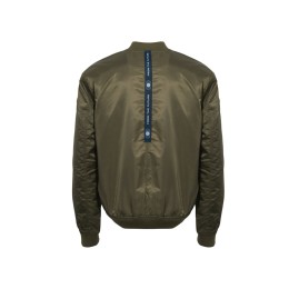 Куртка бомбер «Antwerpen» унисекс, хаки, ДТФ и бренд тайп