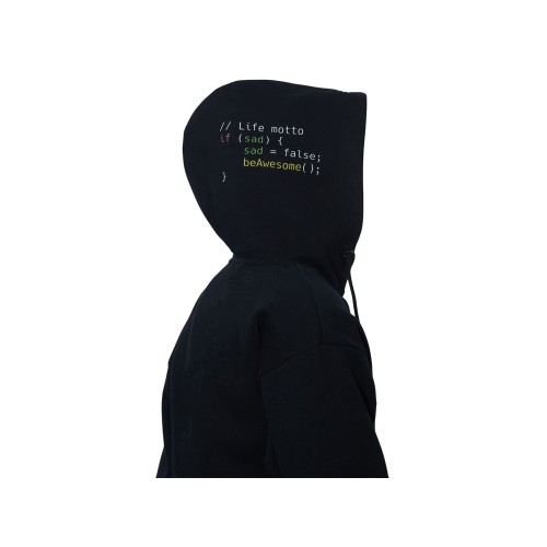 Худи «Hamburg», унисекс, черный, ДТФ текстиль