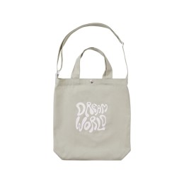 Сумка Helfer из хлопка на кнопке с регулирующейся лямкой, оливковый (3D термотрансфер)