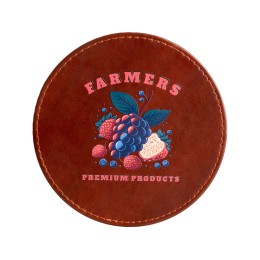 Набор аксессуаров для вина «Fabrizio», коричневый с рельефной УФ-печатью