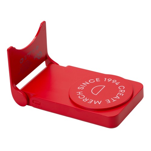 Внешний магнитный аккумулятор "MagnIQ", красный, 5000 mAh (тампопечать)