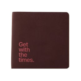 ЕЖЕДНЕВНИК недатированный А5- "MEGAPOLIS FLEX QUATTRO" (БОРДОВЫЙ) с УФ-печатью