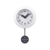 Настенные часы с маятником "Pendulum", белый (уф печать)