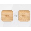 Eмкость для хранения «Flake», бежевый, натуральный, с гравировкой