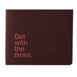 ЕЖЕДНЕВНИК недатированный А5- "MEGAPOLIS FLEX QUATTRO" (БОРДОВЫЙ) с УФ-печатью