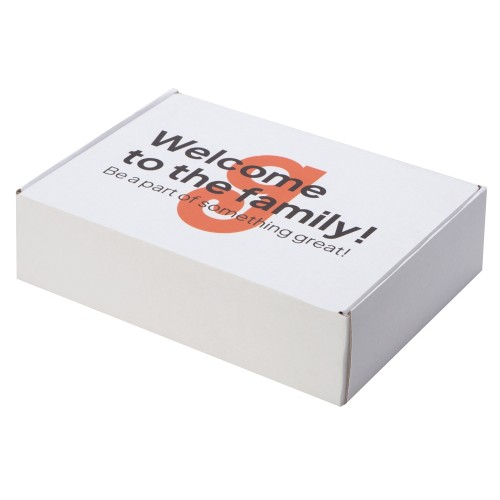 Коробка подарочная «Zand» M, белый (уф на вылет)