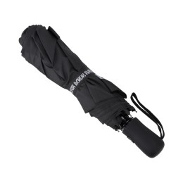 Зонт-полуавтомат складной Marvy с проявляющимся рисунком, черный (термотрансфер)