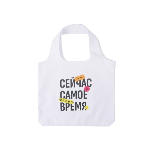 Сумка-шоппер Vest из хлопка 340 г/м2, белый (термотрансфер)