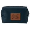 Косметичка из эко-кожи "Enio", темно-синий (патчи)