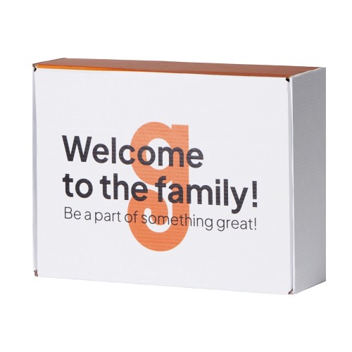 Коробка подарочная «Zand» M, белый (уф на вылет)