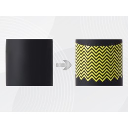 Вакуумная термобутылка «Vacuum bottle C1», soft touch, 500 мл, черный, с УФ печатью