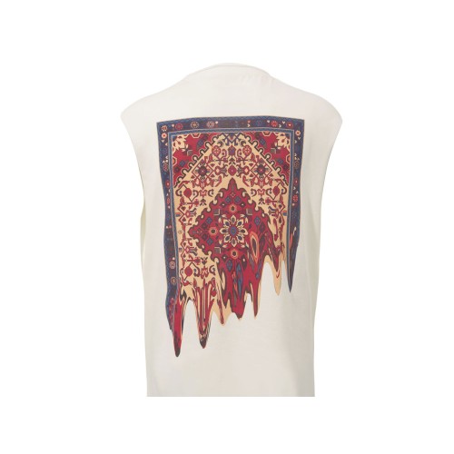 Майка оверсайз «Berlin», унисекс, молочный, ДТФ текстиль и Текстильный принтер