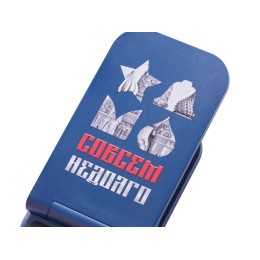 Беспроводное зарядное устройство «Foldy», 15 Вт, темно-синий (уф печать)