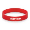 Силиконовый браслет "Forest" 202*12 мм, красный