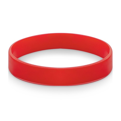 Силиконовый браслет "Forest" 202*12 мм, красный