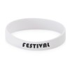Силиконовый браслет "Forest" 202*12 мм, белый