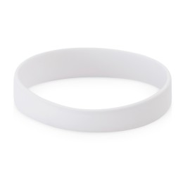 Силиконовый браслет "Forest" 202*12 мм, белый