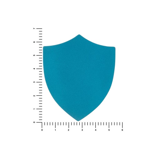 ПАТЧ ЩИТ nubuk (голубой) 6,6 х 5,5 см