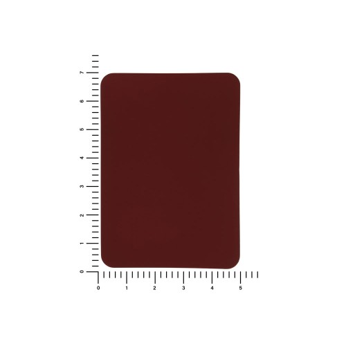 ПАТЧ ПРЯМОУГОЛНЫЙ soft-touch (коричневый ) 5,0 х 7,0 см