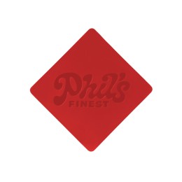 ПАТЧ РОМБ soft-touch (красный) 7,6 х 7,6 см