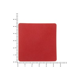 ПАТЧ КВАДРАТ nubuk (красный) 5,5 х 5,5 см