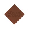 ПАТЧ РОМБ soft-touch (коричневый) 7,6 х 7,6 см