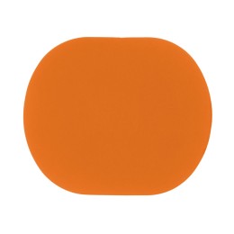 ПАТЧ ОВАЛ soft-touch (оранжевый ) 6,0 х 5,0 см