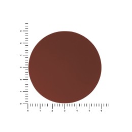ПАТЧ КРУГ soft-touch (коричневый ) 6,0 х 6,0 см
