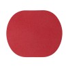 ПАТЧ ОВАЛ nubuk (красный) 6,0 х 5,0 см