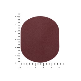 ПАТЧ ОВАЛ nubuk (коричневый ) 6,0 х 5,0 см