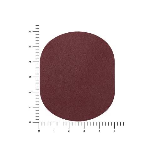 ПАТЧ ОВАЛ nubuk (коричневый ) 6,0 х 5,0 см