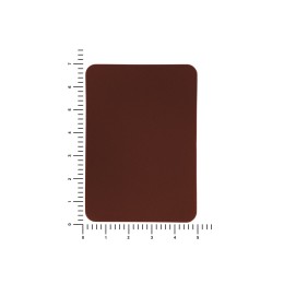 ПАТЧ ПРЯМОУГОЛНЫЙ nubuk (коричневый ) 5,0 х 7,0 см