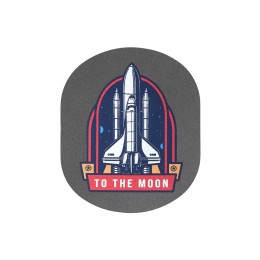 ПАТЧ ОВАЛ nubuk (серый) 6,0 х 5,0 см