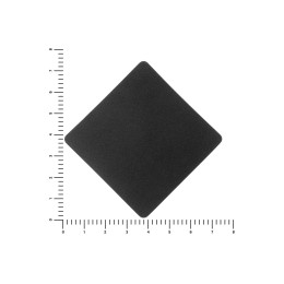ПАТЧ РОМБ nubuk (чёрный) 7,6 х 7,6 см