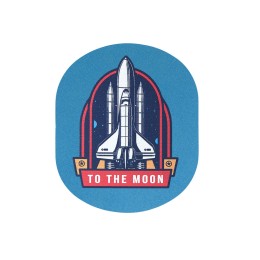 ПАТЧ ОВАЛ nubuk (голубой) 6,0 х 5,0 см