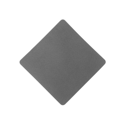 ПАТЧ РОМБ nubuk (серый) 7,6 х 7,6 см