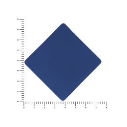 ПАТЧ РОМБ soft-touch (синий) 7,6 х 7,6 см