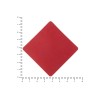 ПАТЧ РОМБ nubuk (красный) 7,6 х 7,6 см