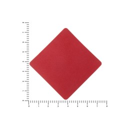 ПАТЧ РОМБ nubuk (красный) 7,6 х 7,6 см