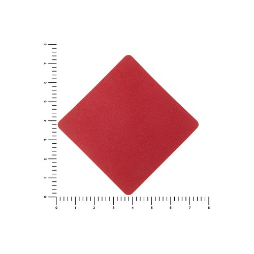 ПАТЧ РОМБ nubuk (красный) 7,6 х 7,6 см