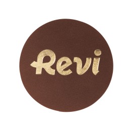 ПАТЧ КРУГ nubuk (коричневый ) 6,0 х 6,0 см