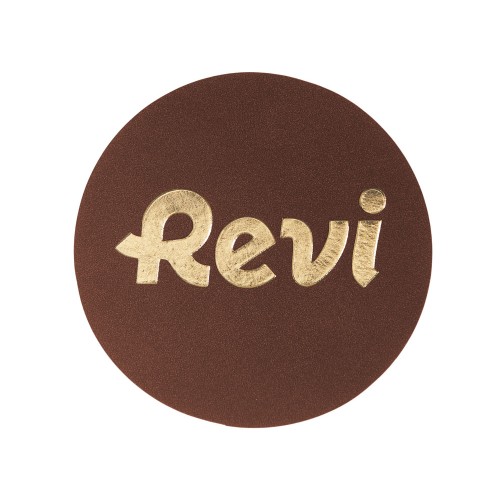 ПАТЧ КРУГ nubuk (коричневый ) 6,0 х 6,0 см