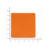 ПАТЧ КВАДРАТ soft-touch (оранжевый ) 5,5 х 5,5 см