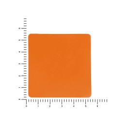 ПАТЧ КВАДРАТ soft-touch (оранжевый ) 5,5 х 5,5 см