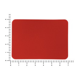 ПАТЧ ПРЯМОУГОЛНЫЙ nubuk (красный) 5,0 х 7,0 см