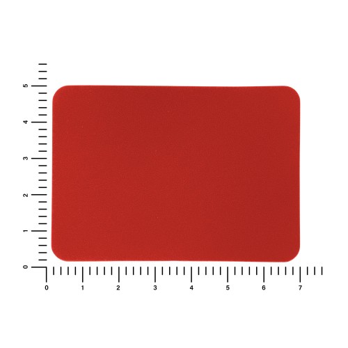 ПАТЧ ПРЯМОУГОЛНЫЙ nubuk (красный) 5,0 х 7,0 см