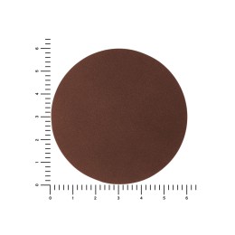 ПАТЧ КРУГ nubuk (коричневый ) 6,0 х 6,0 см