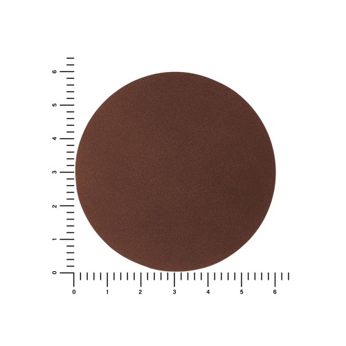 ПАТЧ КРУГ nubuk (коричневый ) 6,0 х 6,0 см